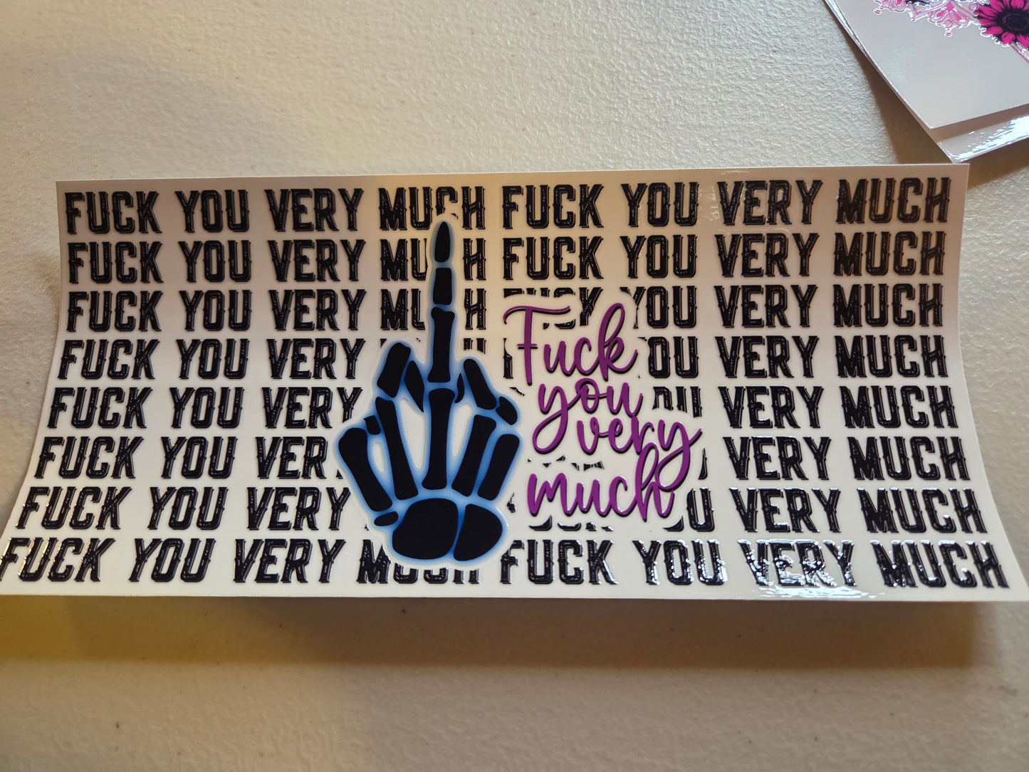 F you very much