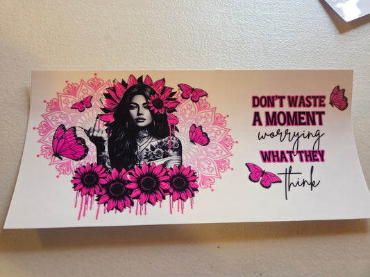 Don't waste a moment